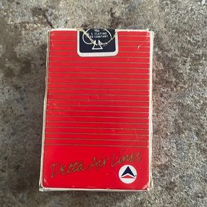 Delta airlines vintage playing cards